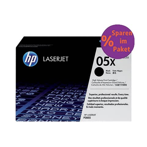 Toner alta capacità 05X HP nero  Conf. 2 - CE505XD